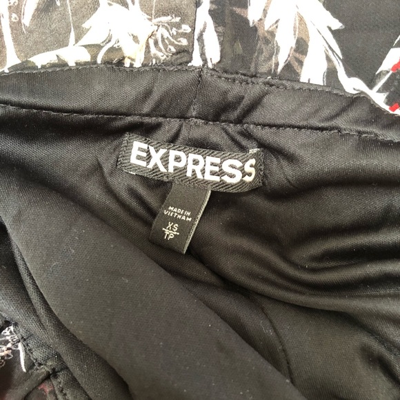 Express Womens Sundress XS Floral Spaghetti strap - Picture 8 of 11